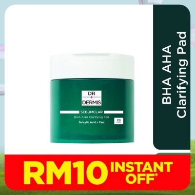 DR. DERMIS Sebumclar BHA AHA Clarifying Pad 70s