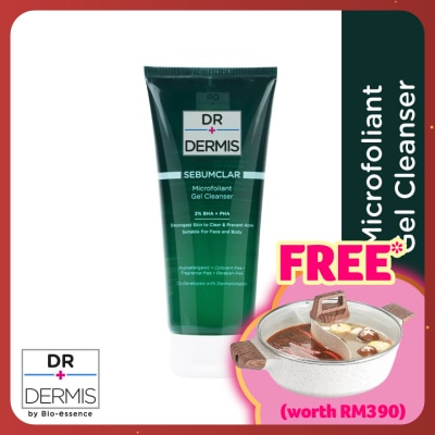 DR. DERMIS Sebumclar Microfoliant Gel Cleanser 200ml