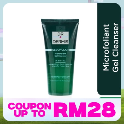 DR. DERMIS Sebumclar Microfoliant Gel Cleanser 200ml