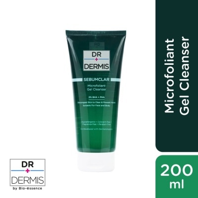 DR. DERMIS Sebumclar Microfoliant Gel Cleanser 200ml