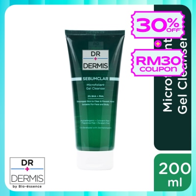 DR. DERMIS Sebumclar Microfoliant Gel Cleanser 200ml