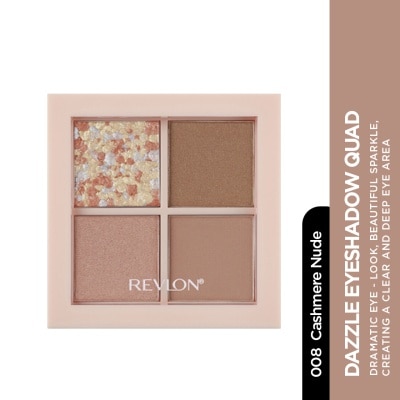 REVLON Dazzle Eyeshadow Quad 008 Cashmere Nude