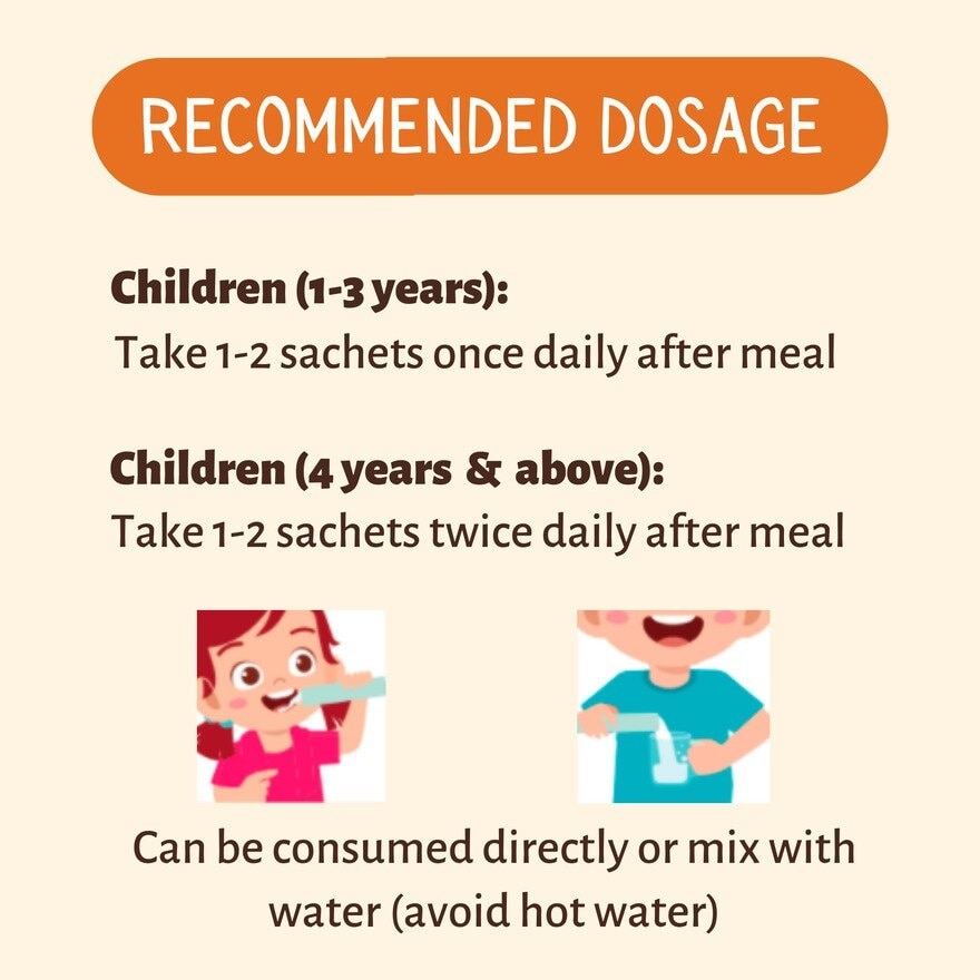 MIWACARE Vit C+ Vitamin C with Zinc and Probiotic Kids Age 1 & Above (1 Box x 10 Sachets)