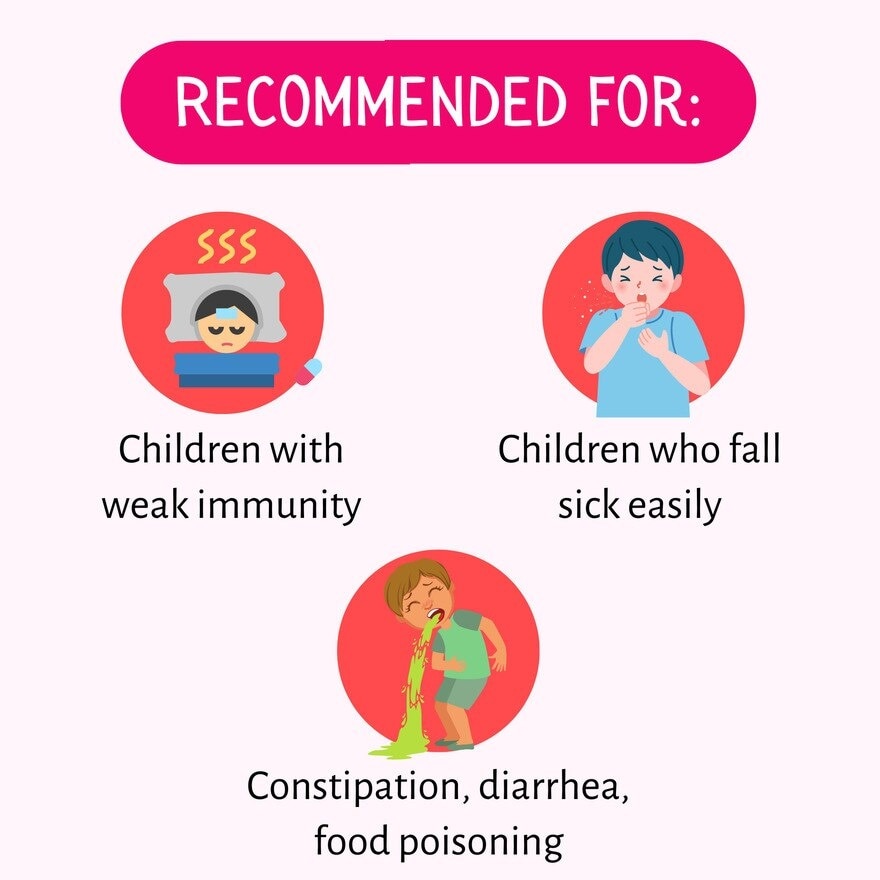 MIWACARE Probiotics+ 4 Strain-specific Probiotics & 1 Prebiotic Kids Age 1 & Above (1 Box x 10 Sachets)