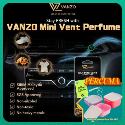 VANZO - Car Mini Vent Perfume 2ml Amberwood Aura