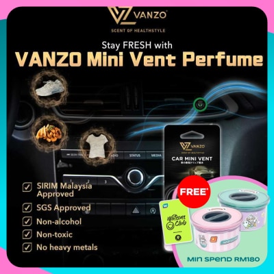 VANZO Car Mini Vent Perfume 2ml Peony & Ylang
