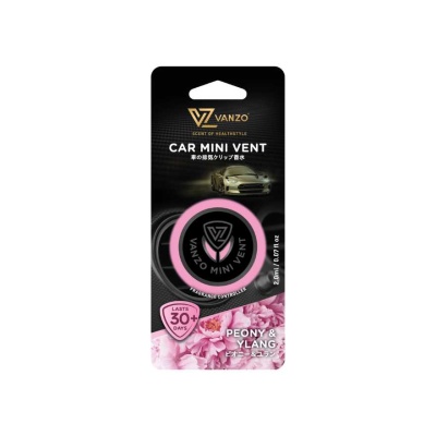 VANZO - Car Mini Vent Perfume 2ml Peony & Ylang