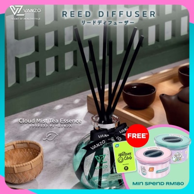 VANZO Reed Diffuser Cloud Mist Tea Essence 120ML