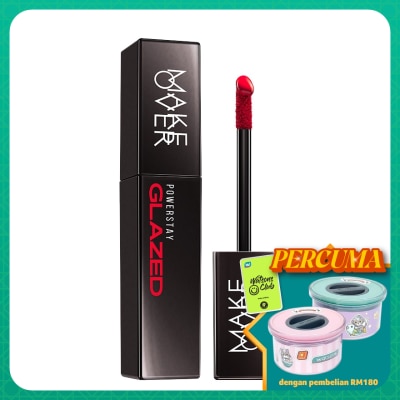 MAKE OVER Powerstay glazed lock lip pigment D01 lover