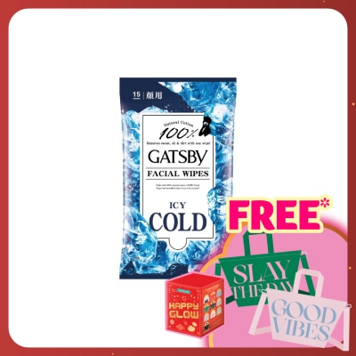 GATSBY Facial Wipes Icy Cold 15s
