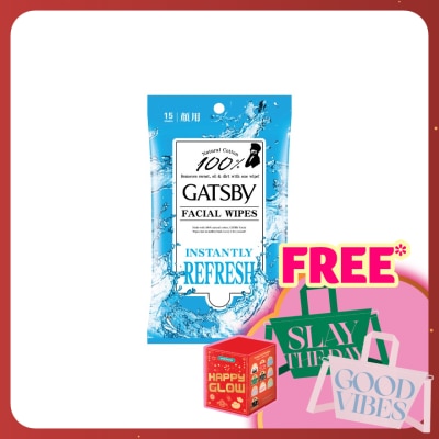 GATSBY Facial Wipes Instantly Refresh 15s