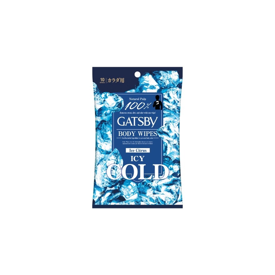 Ice Type Deodorant Body Wipes Ice Citrus 10S image