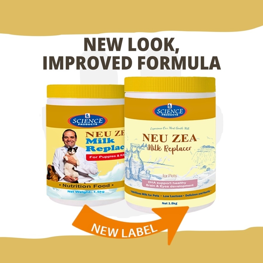 Neu Zea Milk Replacer For Puppies And Kittens 1.5KG