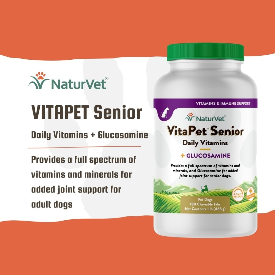 Vitapet Adult Daily Vitamins With Glucosamine Chewable Tablets 180s