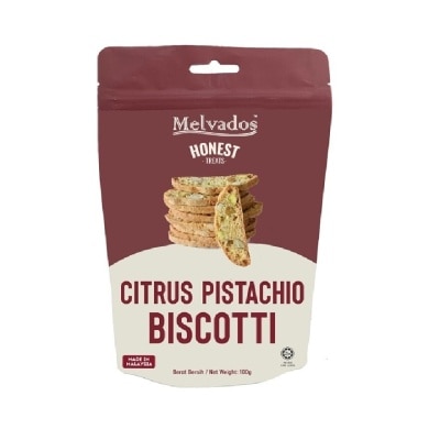 MELVADOS Citrus Pistachio Biscotti