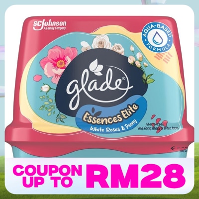 GLADE Glade Essences Elite White Rose & Peony 180gm