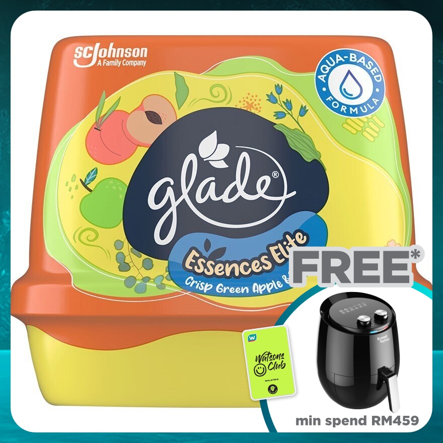 Glade Essences Elite Crisp Green Apple & Peach 180gm