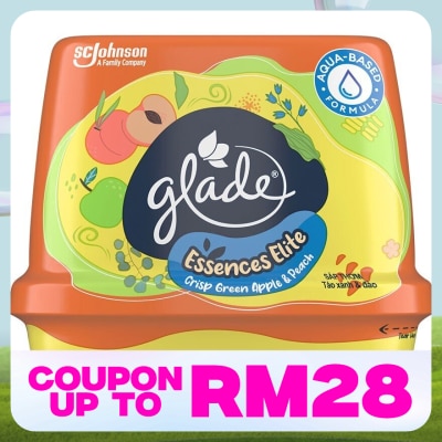 GLADE Glade Essences Elite Crisp Green Apple & Peach 180gm