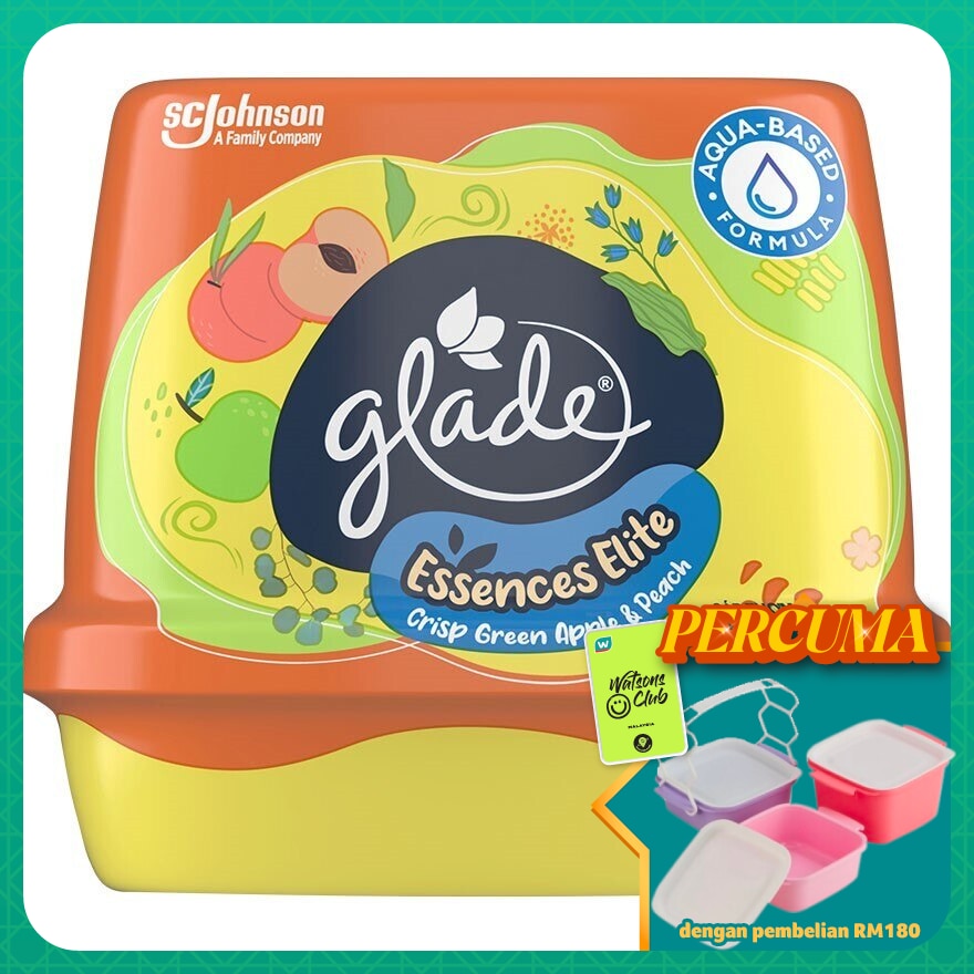 Glade Essences Elite Crisp Green Apple & Peach 180gm