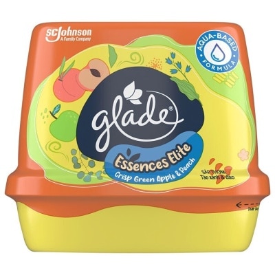 GLADE essences elite gel crisp green apple & peach