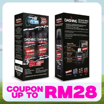 DASHING Bad Boyz Deodorant Spray Fierce 2x125ml