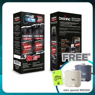 DASHING Bad Boyz Deodorant Spray Fierce 2x125ml