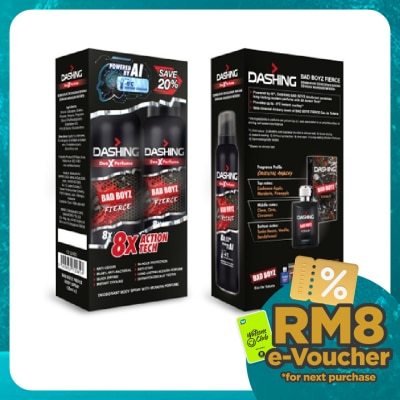 DASHING Bad Boyz Deodorant Spray Fierce 2x125ml