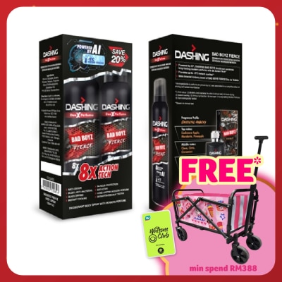 DASHING Bad Boyz Deodorant Spray Fierce 2x125ml