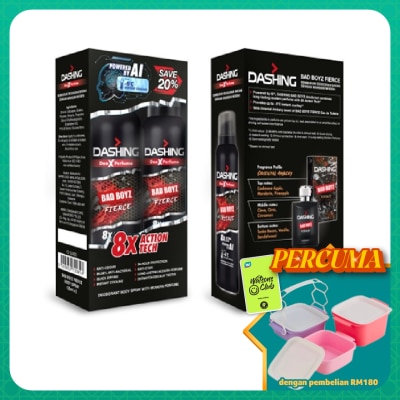 DASHING - Bad Boyz Deodorant Spray Fierce 2x125ml