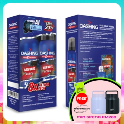 DASHING - Bad Boyz Deodorant Body Spray Rebel 2x125ml