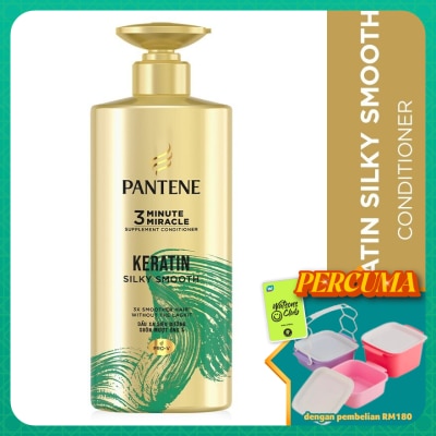 PANTENE - 3mm Keratin Smooth Conditioner 480ml