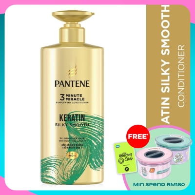 PANTENE 3mm Keratin Smooth Conditioner 480ml