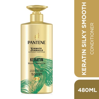 PANTENE - 3mm Keratin Smooth Conditioner 480ml