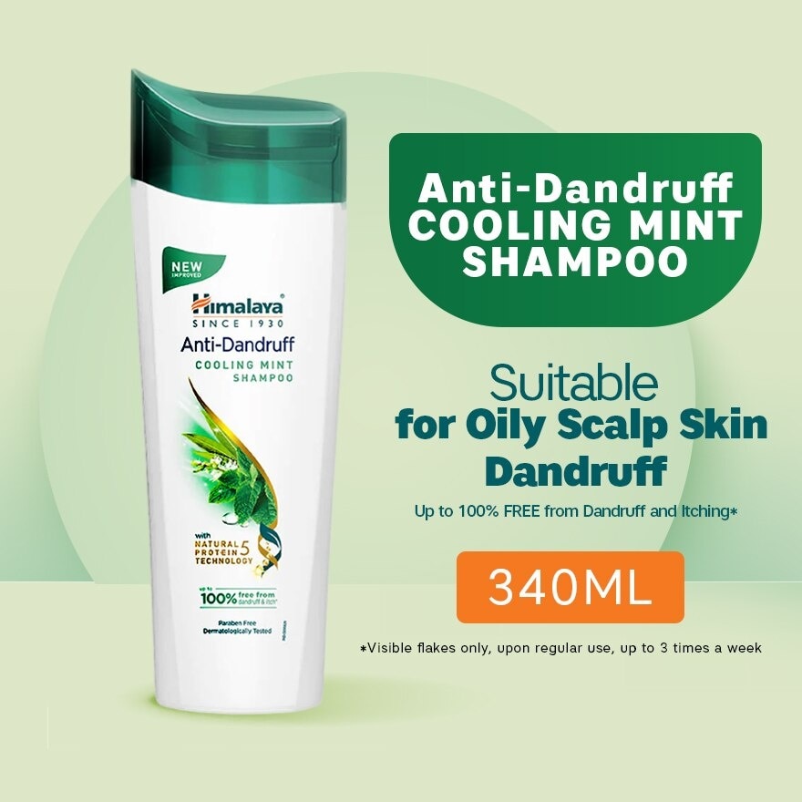 Anti-Dandruff Cooling Mint Shampoo 340ml