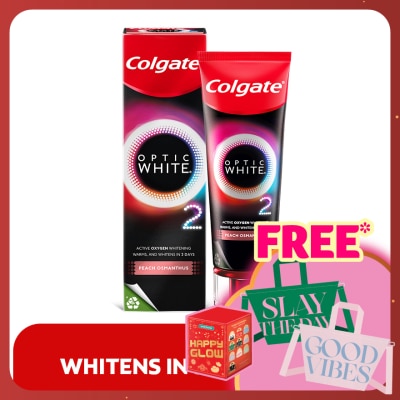 COLGATE Optic White O2 Peach Osmanthus Toothpaste 85g