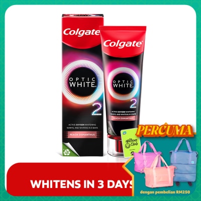 COLGATE - Optic White O2 Peach Osmanthus Toothpaste 85g