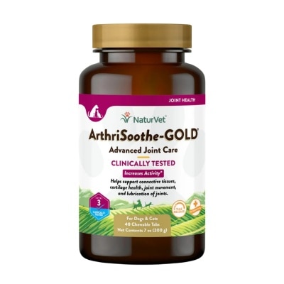 NATURVET Arthrisoothe Gold Advanced Joint Care Chewable Tablets 90s