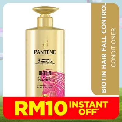 PANTENE 3mm Biotin Strength Conditioner 480ml