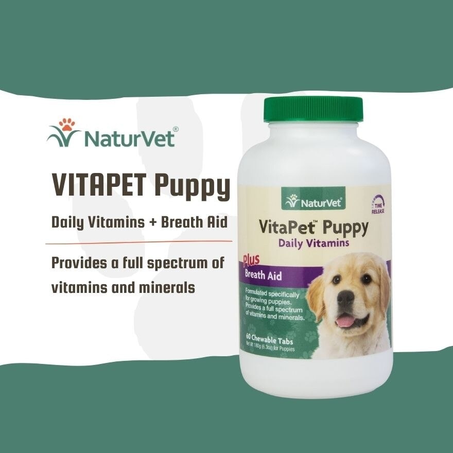 Vitapet Puppy Daily Vitamins Chewable Tablets 60s