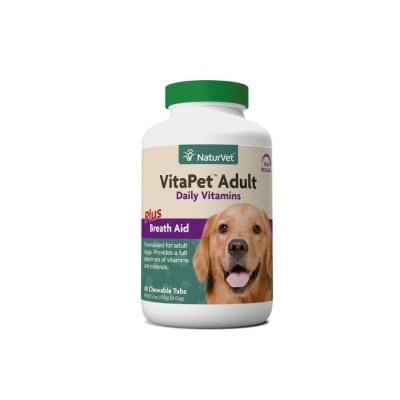 NATURVET Vitapet Adult Daily Vitamins Chewable Tablets 60s