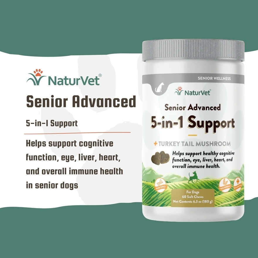 Senior Advanced 5 In 1 Support Soft Chews 60s