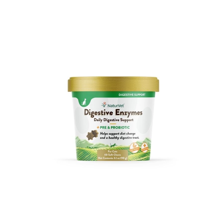 Digestive Enzymes Cat Soft Chews With Prebiotic And Probiotic 60s