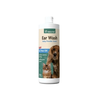 NATURVET Ear Wash Liquid 16Oz