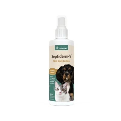 NATURVET Septiderms V Skin Care Lotion 8Oz