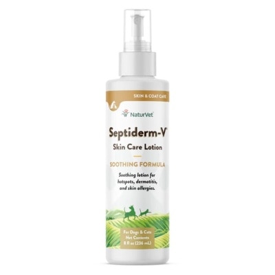 NATURVET Septiderms V Skin Care Lotion 8Oz