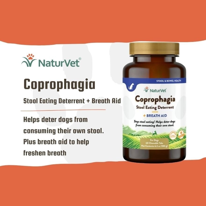 Coprophagia Stool Eating Deterrent Chewable Tablets 60s