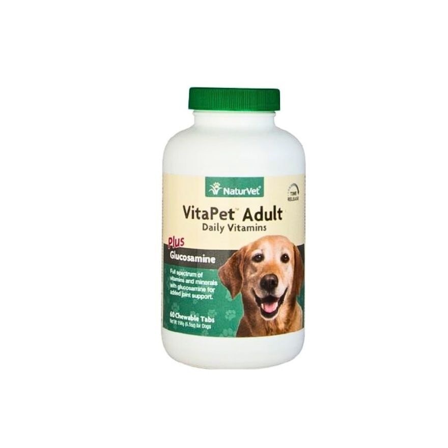 Vitapet Adult Daily Vitamins With Glucosamine Chewable Tablets 60s