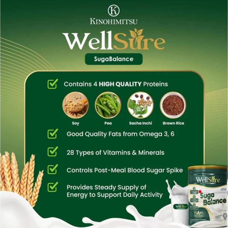 Wellsure Sugabalance 850g