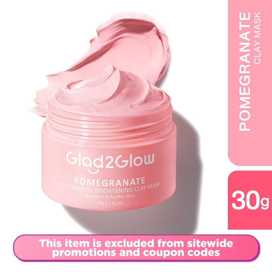 Pomegranate Niacinamide Brightening Claymask 30g