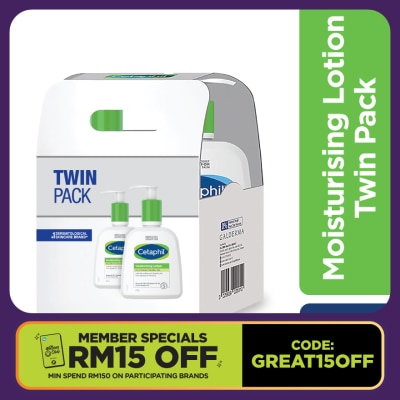 CETAPHIL Moisturizing Lotion For Face & Body 237ml Twin Pack